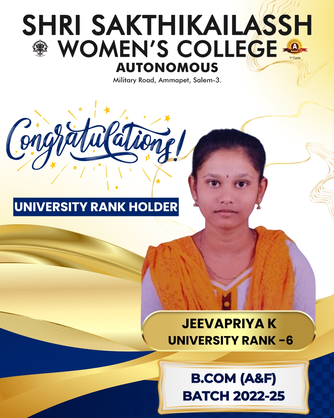 Gold Medalist Achievement